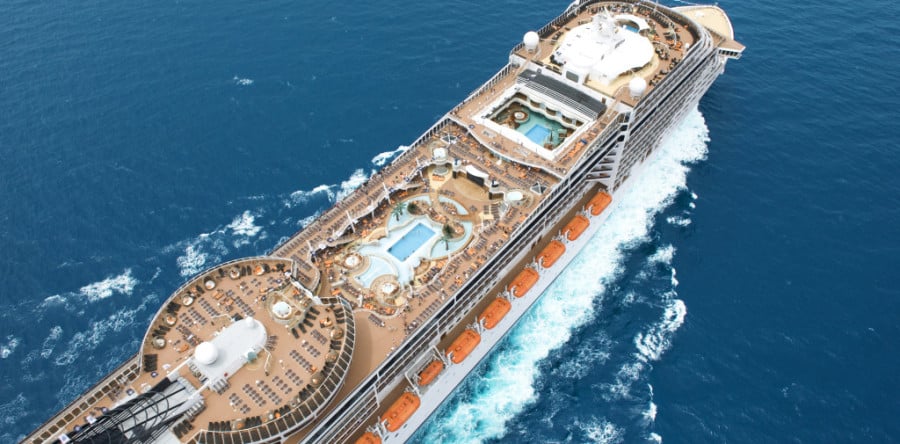 MSC Splendida in Triest zu Reisen ins östliche Mittelmeer gestartet