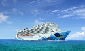 Die Norwegian Escape sticht im Herbst in See (Bild Norwegian Cruise Line)