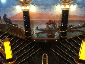 Hans Stieger bei der Rettungsübung auf der MSC Fantasia (Bild www.blog-kreuzfahrt.ch)