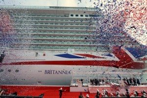 Die Britannia ist das neue Flaggschiff von P&O Cruises (Foto James Morgan)
