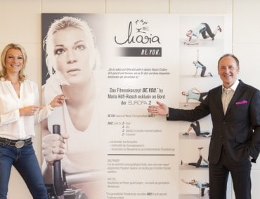 Maria Höfl-Riesch hat für die Europa 2 das Fitnesskonzept BE.YOU entwickelt