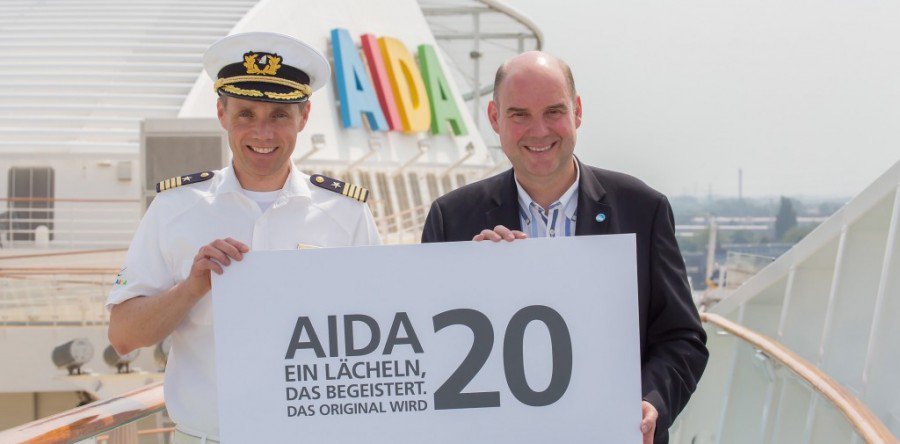 AIDA Cruises feiert heute das 20 Jahr Jubiläum mit 20’000 Gästen