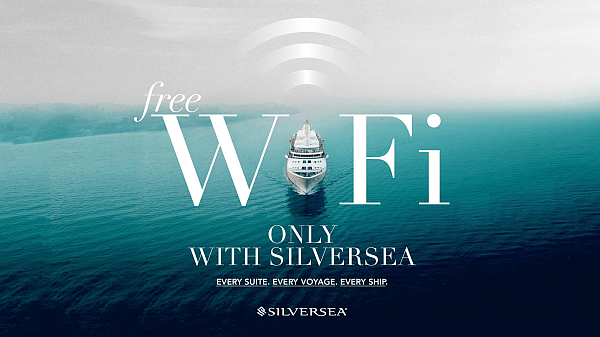 Silversea Cruises bietet seinen Gästen ab Januar 2016 kostenloses Internet an Bord
