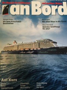 Die aktuelle Ausgabe des Magazins für Schiffsreisen "An Bord" ist jetzt am Kiosk erhältlich