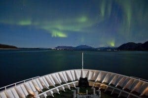 Ein faszinierendes Schauspiel: Die Nordlichter (Bild Hurtigruten)