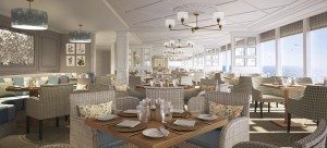 Speisesaal des geplanten neuen Schiffes von Saga Cruises (Bild Saga Cruises)