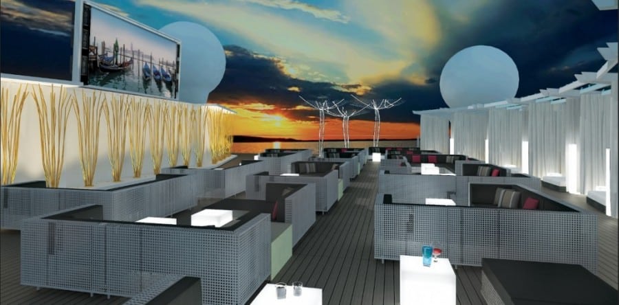 Celebrity Infinity erhält top moderne Rooftop-Terrasse