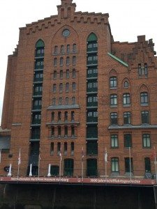 Aussenansicht des wunderchönesn Gebäudes in dem das Maritime Museum in Hamburg untergebracht ist (Bild Stieger)