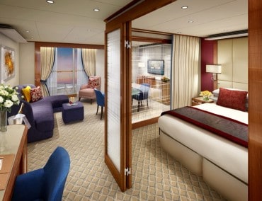 300 Suiten für 600 Gäste auf dem neuen Ultra-Luxus-Kreuzfahrtschiff Seabourn Encore