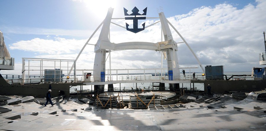 Harmony of the Seas, ab 2016 das grösste Kreuzfahrtschiff der Welt, nimmt Gestalt an