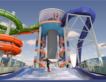Liberty of the Seas erhält die erste Bommerang-Rutsche auf einem Kreuzfahrtschiff