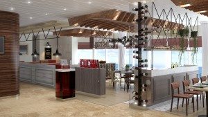 Pizza und Pasta gibt's in der Osteria (Bild TUI Cruises)