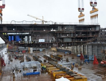 Kiellegung der Oasis 4 von Royal Caribbean