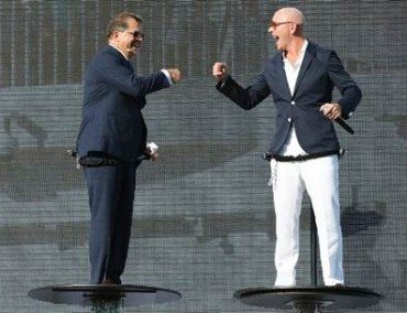 Superstar Pitbull tauft Norwegian Escape in Miami