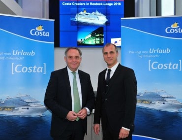 Charter Programm von Costa Kreuzfahrten mit Flughafen Rostock wird ausgebaut