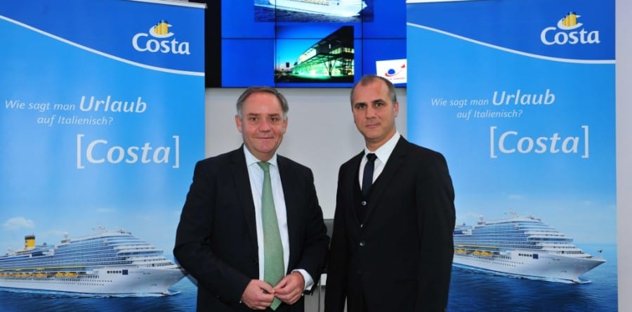 Charter Programm von Costa Kreuzfahrten mit Flughafen Rostock wird ausgebaut