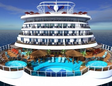 Carnival Vista, eines von zehn neuen Kreuzfahrtschiffen die 2016 in See stechen