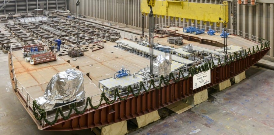 Kiellegung der Genting Dream, dem neuen Schiff für Dream Cruises