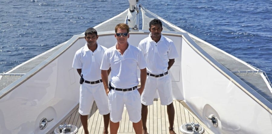 Mit der modernen Luxus-Segelyacht Soneva in Aqua die Malediven erleben