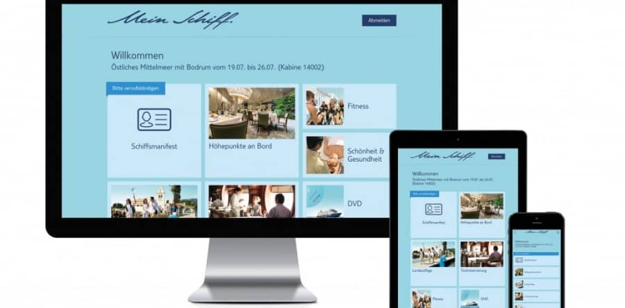Meine Reise und Mein Schiff App von TUI Cruises ab sofort im überarbeiteten Design