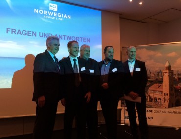 Kreuzfahrtstandort Hamburg begrüßt Norwegian Cruise Line in 2017