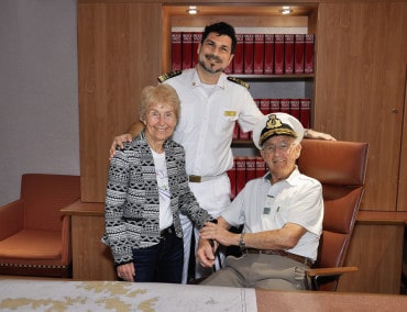 Rudolf Fritz Pagel (91) auf grosser Weltreise mit der Costa Luminosa