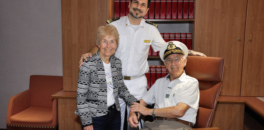 Rudolf Fritz Pagel (91) auf grosser Weltreise mit der Costa Luminosa