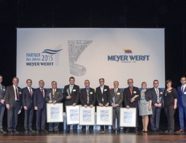 Meyer Werft ehrt Partner des Jahres bereits zum 10. Mal