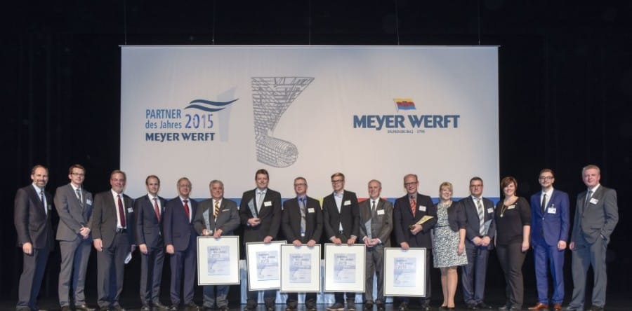 Meyer Werft ehrt Partner des Jahres bereits zum 10. Mal