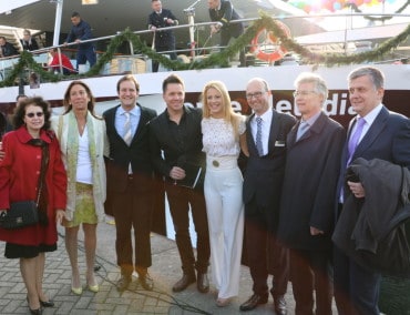 Christa Rigozzi taufte in Basel Excellence Allegra und Excellence Melodia