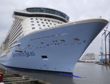 Ovation of the Seas erhält neue Antriebspropeller