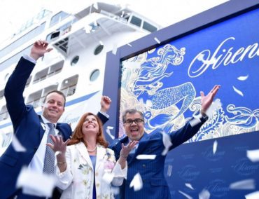 Oceania Cruises feiert die Taufe des Kreuzfahrtschiffs Sirena