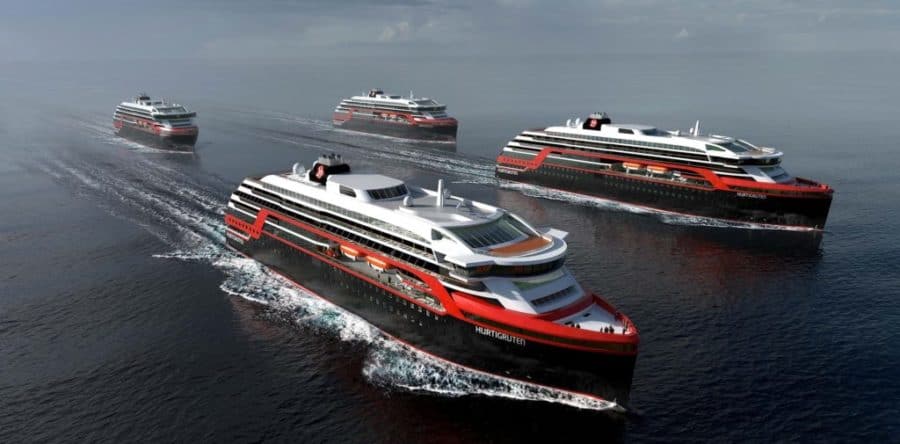 Hurtigruten bestellt vier neue Expeditionsschiffe