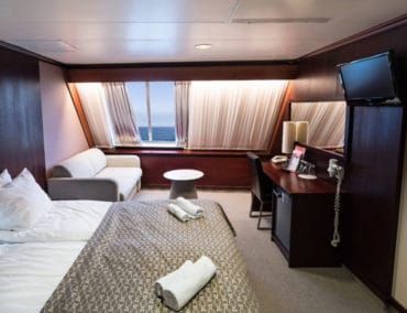 MS Gabriella lockt mit modernisierten Kabinen und acht Restaurants