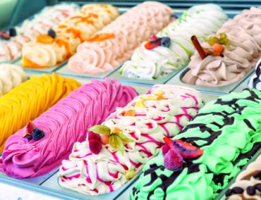 Leckere Eisköstlichkeiten von Bruno Gelato auf der Mein Schiff Flotte