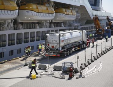 AIDA Prima absolviert Praxis-Test für LNG-Betrieb mit Erfolg