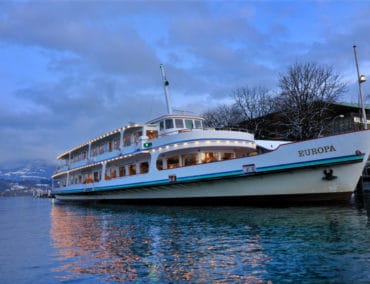 Motorschiff Europa erreicht auf dem Vierwaldstättersee Millionsten Kilometer