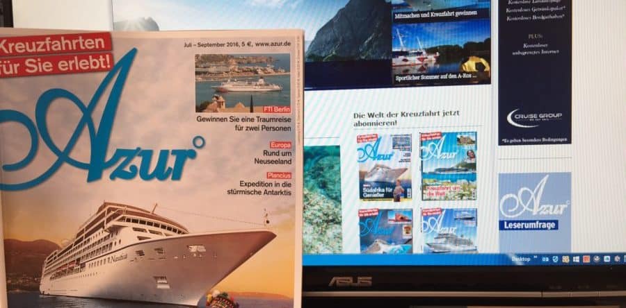 Azur begleitet die Nautica auf eine Südafrika-Kreuzfahrt