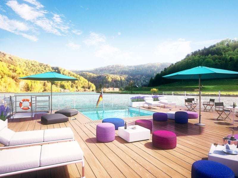 Deck auf der Amadeus Provence (Bild Rivage Flussreisen)