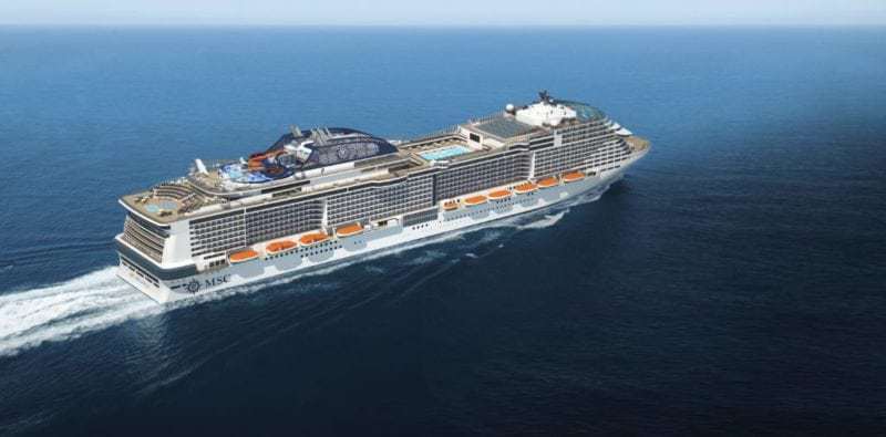 5'700 Passagiere finden auf der MSC Meraviglia Platz (Bild MSC Kreuzfahrten)