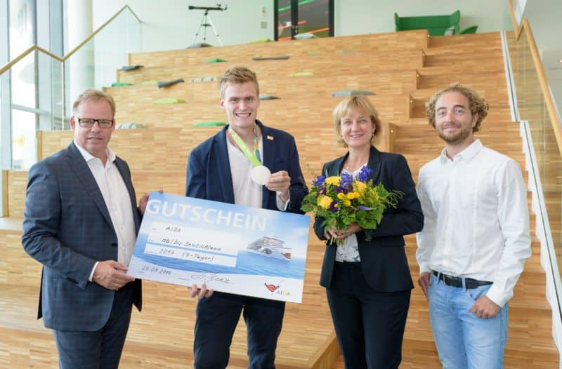 Olympia Medaillengewinner im Rudern zu Gast bei AIDA