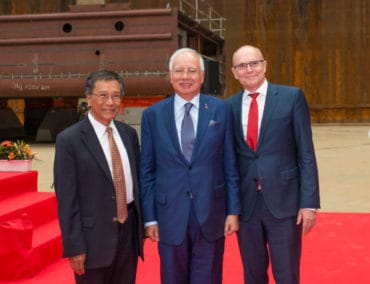 Malaysischer Premierminister besucht MV Werften