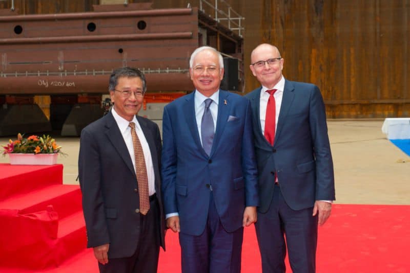 Malaysischer Premierminister besucht MV Werften