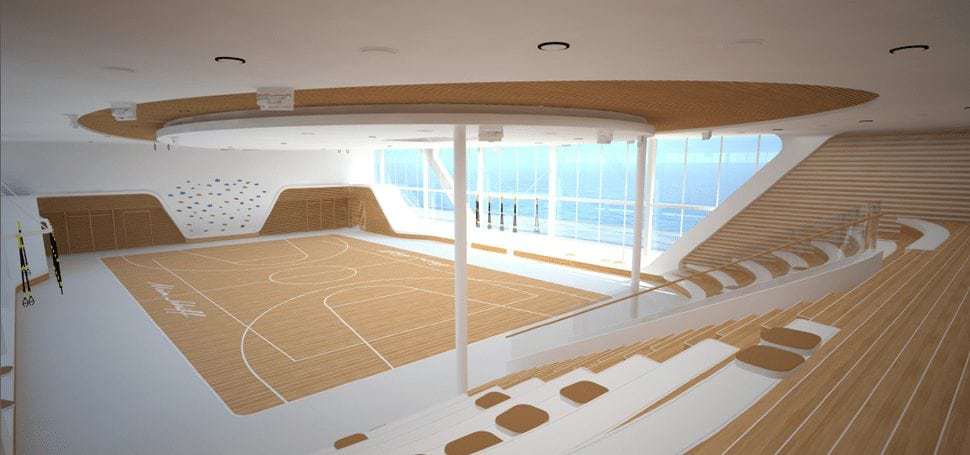 Arena auf der neuen Mein Schiff 1 (Bild TUI Cruises)