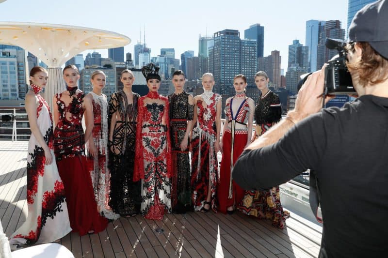 High Fashion vor atemberaubender Kulisse von New York