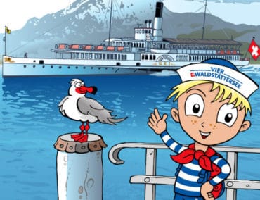 Matrose Niks Familienparty auf dem Vierwaldstättersee