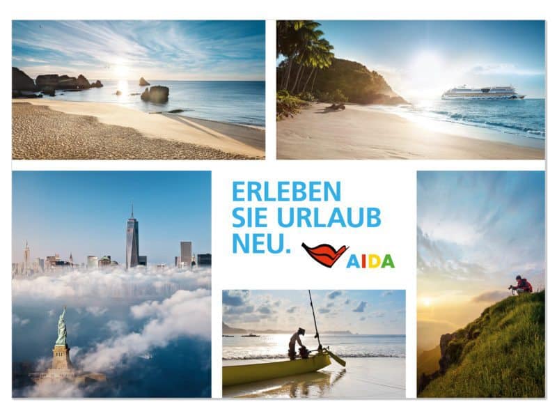 Buchungsstart für “Erleben Sie Urlaub neu” von AIDA Kreuzfahrten