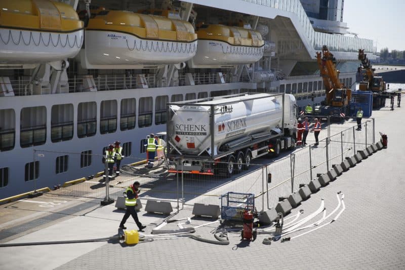 Positive Bilanz für emissionsarmen LNG Betrieb von AIDA Prima