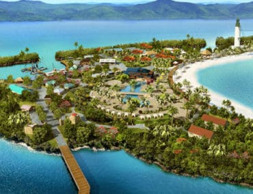 Riesiger Pool lockt Norwegian Passagiere nach Harvest Caye