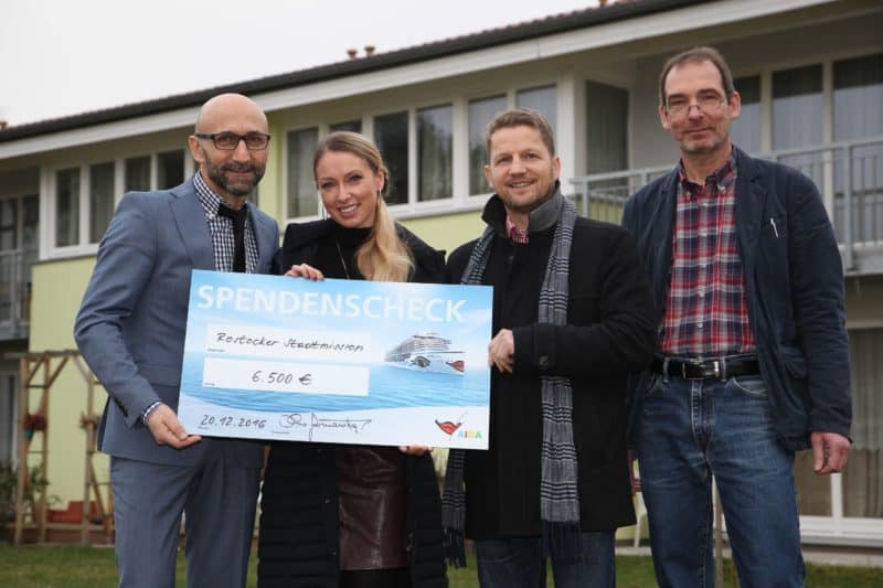 AIDA Mitarbeiter-Aktionen ermöglichen Spenden mit Herz